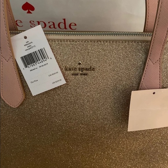 Kate Spade large joeley rose gold tote - Picture 2 of 4
